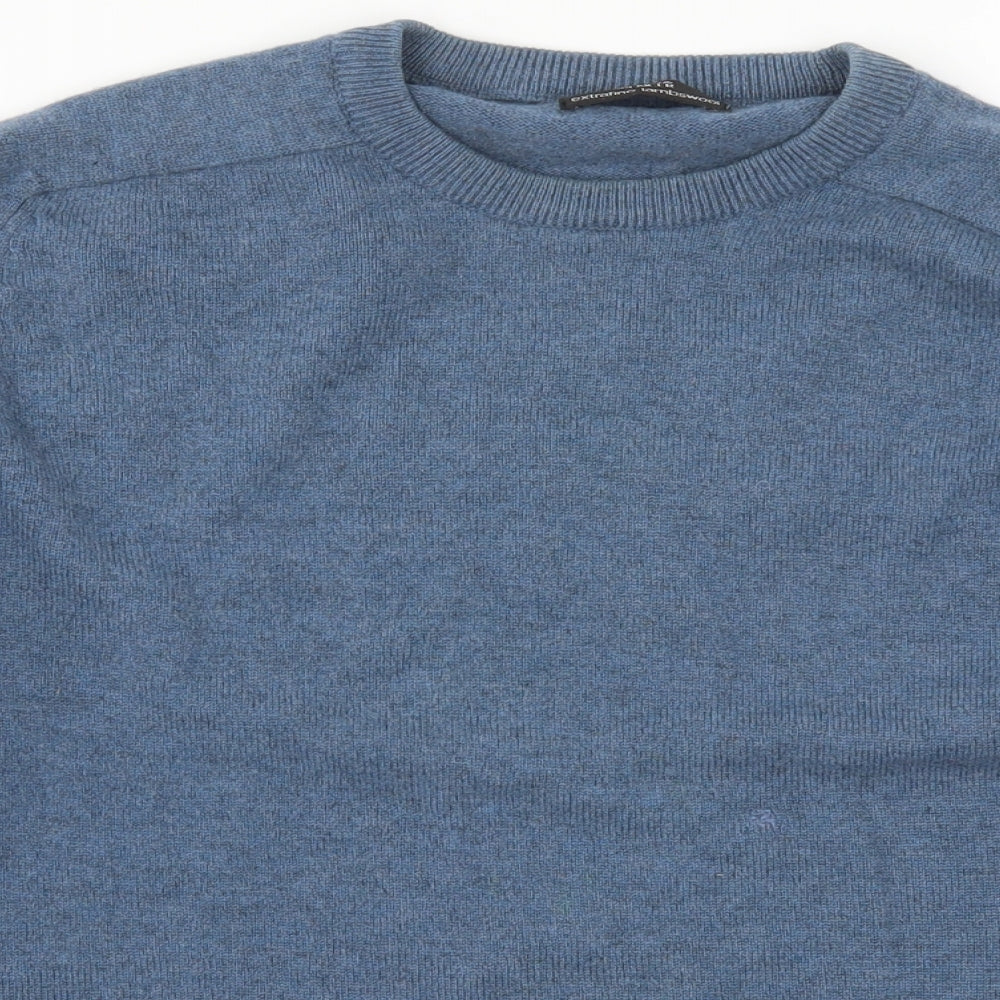 Marks and Spencer Mens Blue  Knit Pullover Jumper Size M