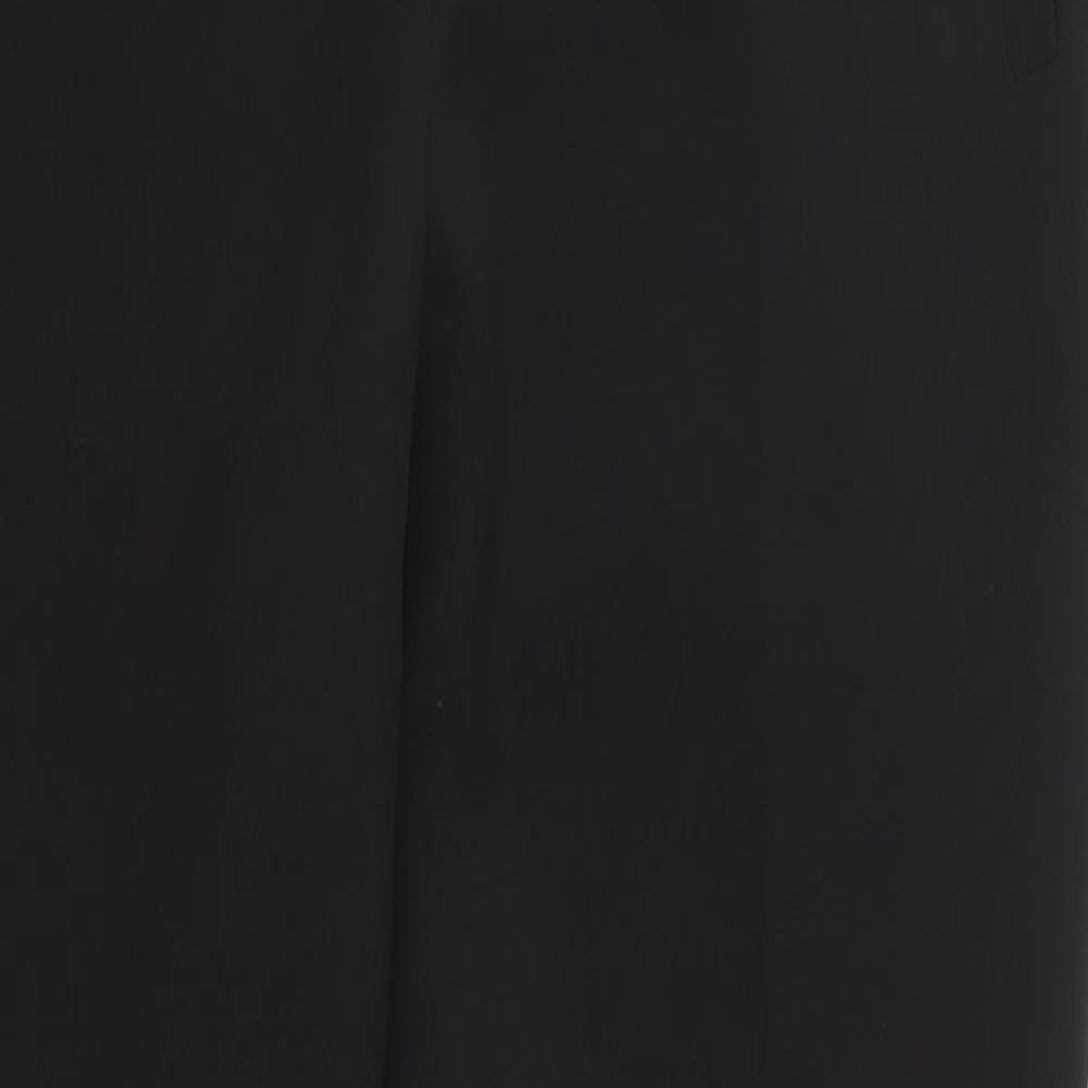 Paza Italia Womens Black   Trousers  Size 28 in L27 in