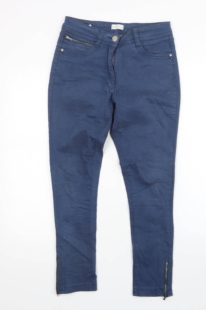 Bonta Womens Blue Straight Jeans Size 10 L26 in