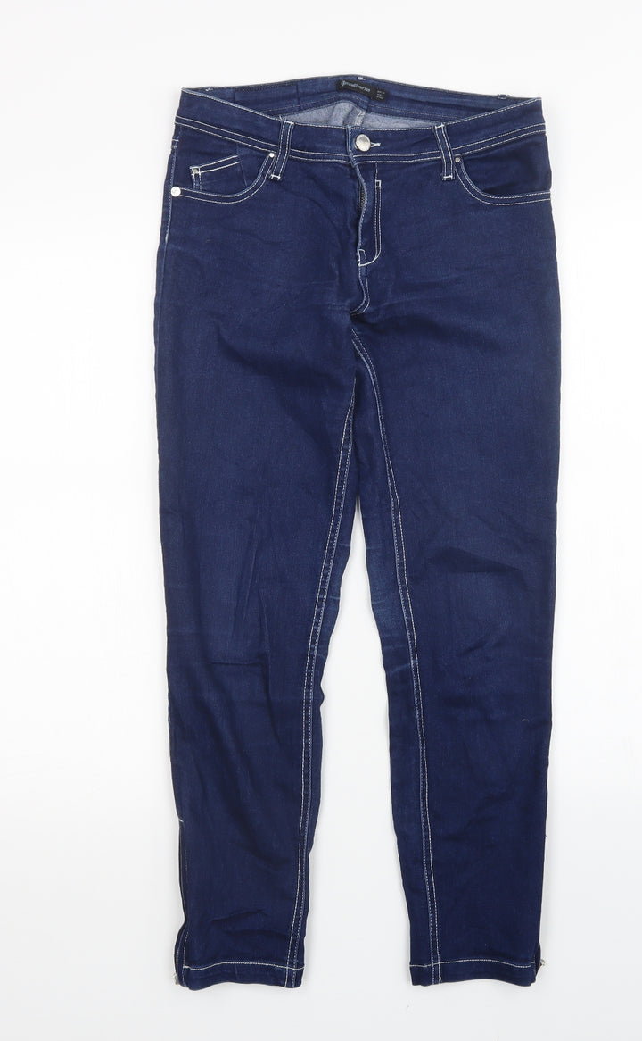 Stradivarius Womens Blue   Straight Jeans Size 10 L25.5 in