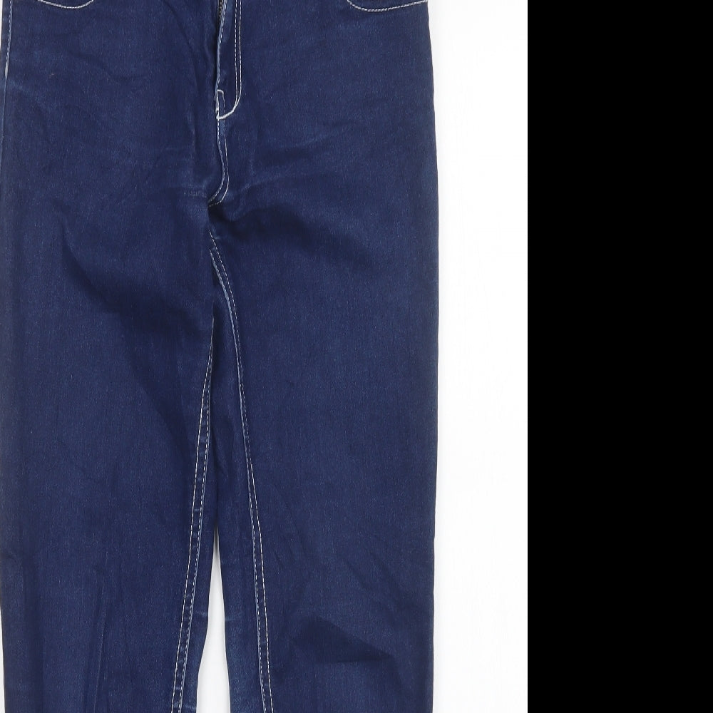 Stradivarius Womens Blue   Straight Jeans Size 10 L25.5 in