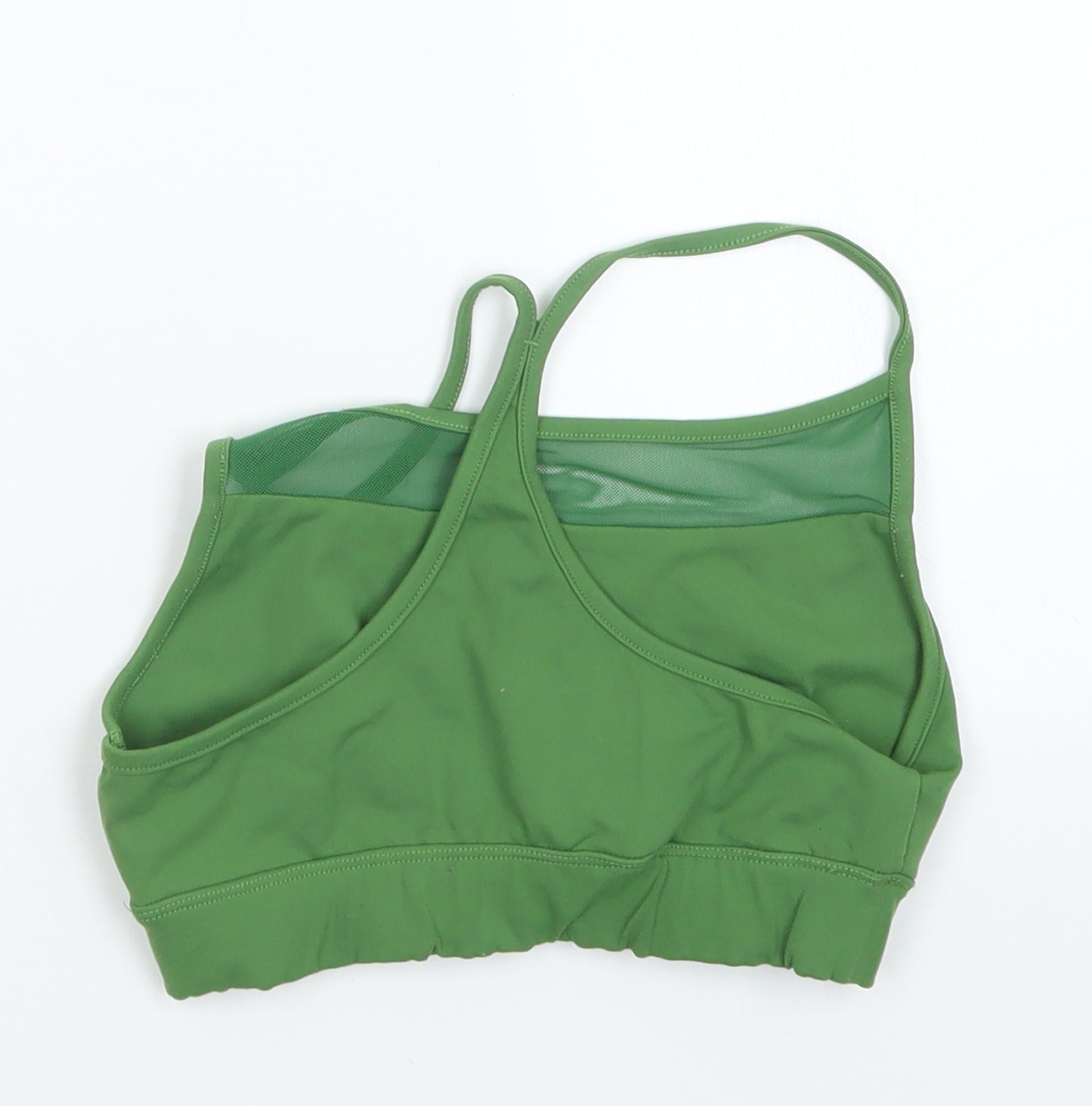 GYMGARMZ Womens Green   Cropped T-Shirt Size S  - Sports Bra