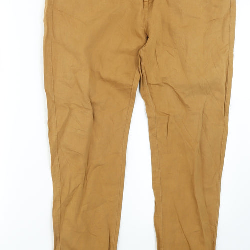 Sisley Womens Brown   Trousers  Size 35 in L29 in