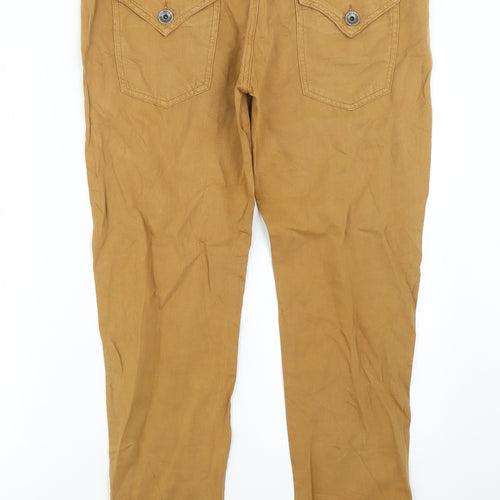 Sisley Womens Brown   Trousers  Size 35 in L29 in