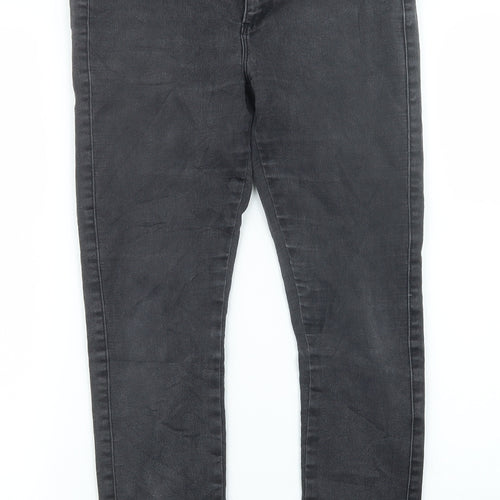 Only Womens Black  Denim Straight Jeans Size M L27 in