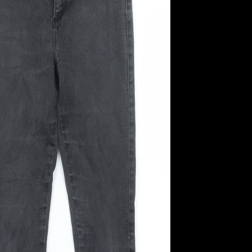 Only Womens Black  Denim Straight Jeans Size M L27 in