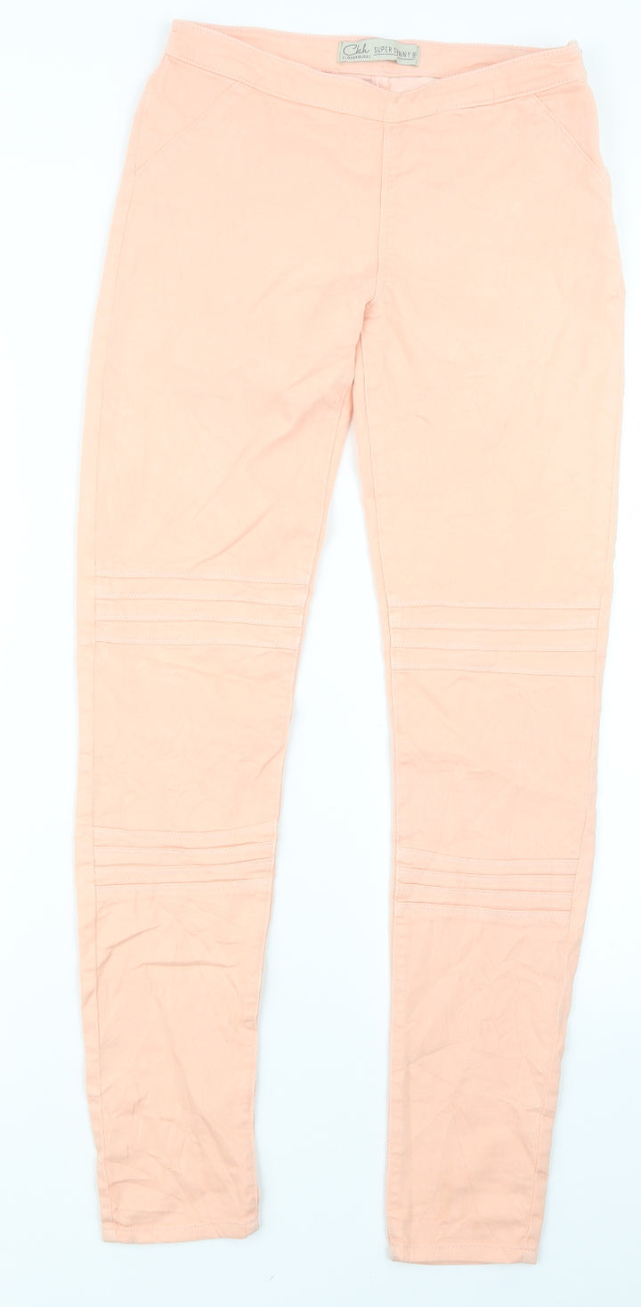 Clockhouse Womens Pink Skinny Jeans Size 26 in L30 in