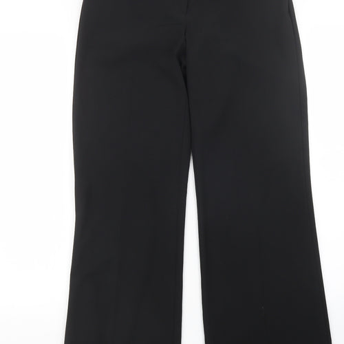 Oasis Womens Black   Trousers  Size 8 L30.5 in