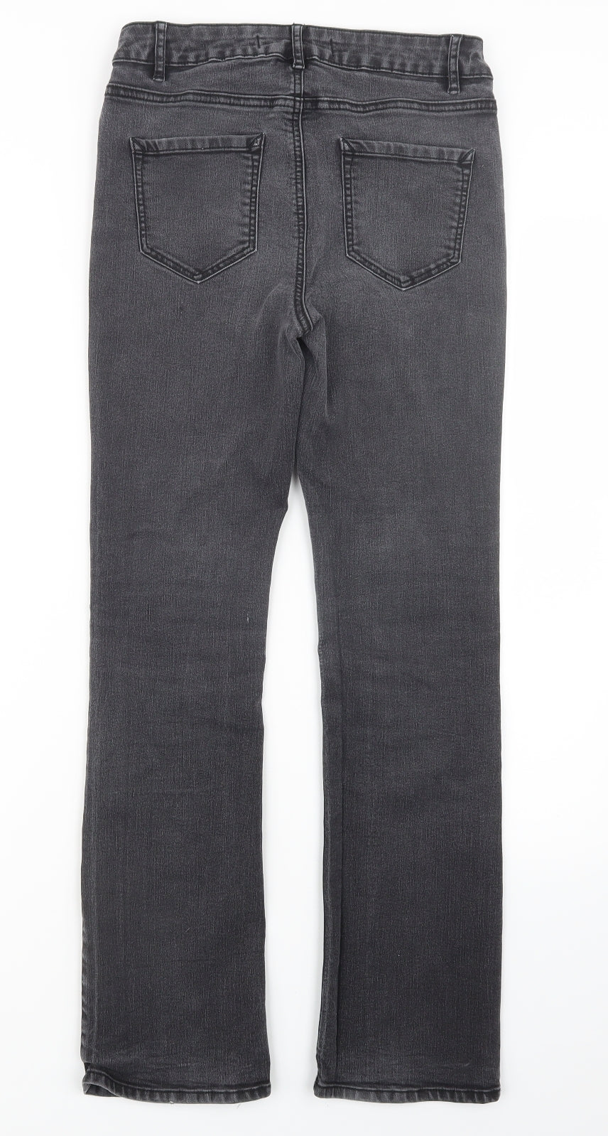 George Womens Black  Denim Bootcut Jeans Size 10 L28 in
