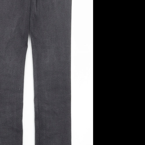 George Womens Black  Denim Bootcut Jeans Size 10 L28 in