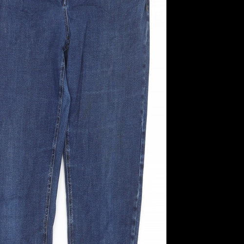 Laura Ashley Womens Blue  Denim Straight Jeans Size 18 L28 in