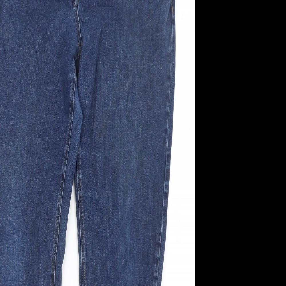 Laura Ashley Womens Blue  Denim Straight Jeans Size 18 L28 in