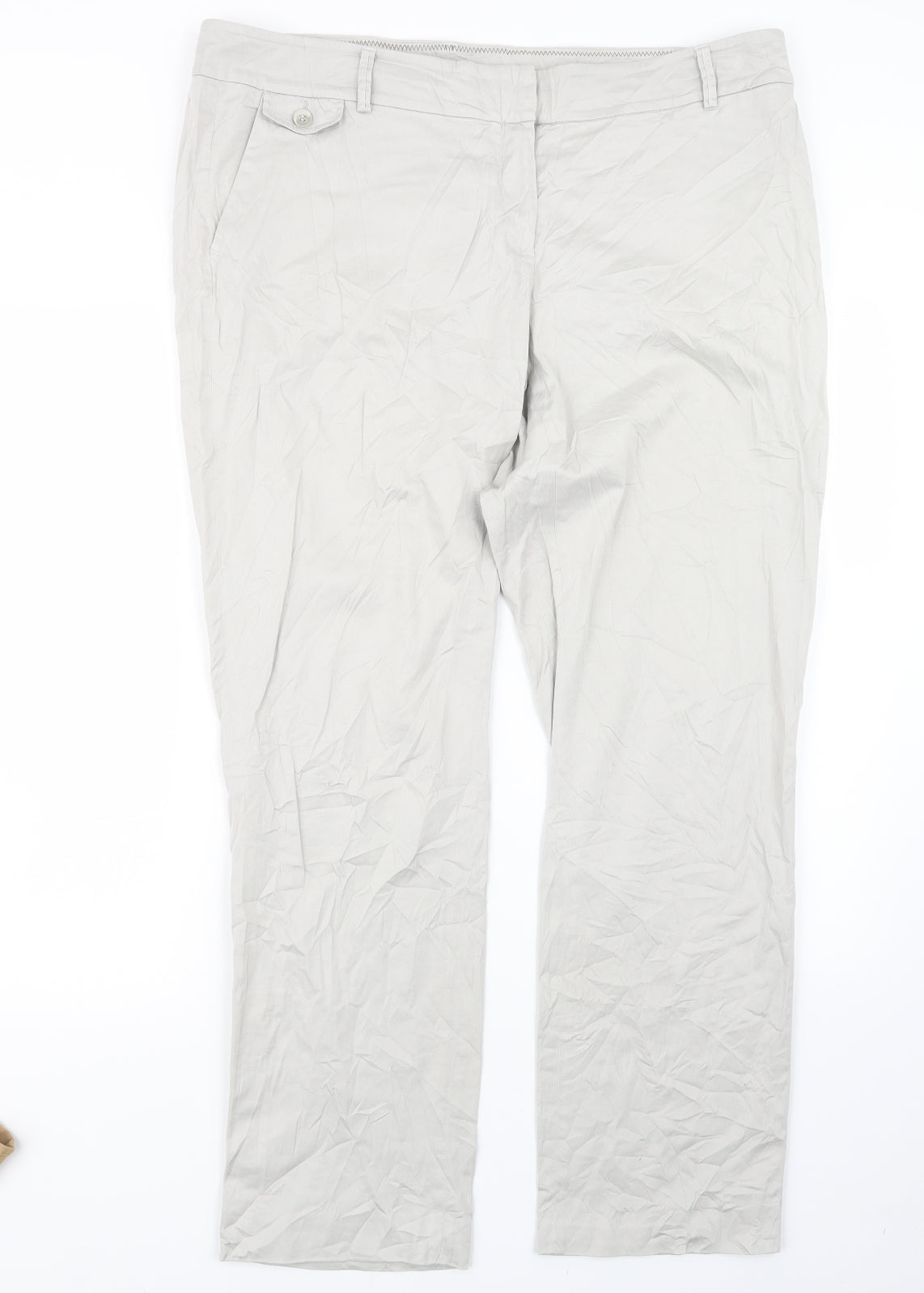 Christian Berg Womens Grey   Trousers  Size 20 L30 in