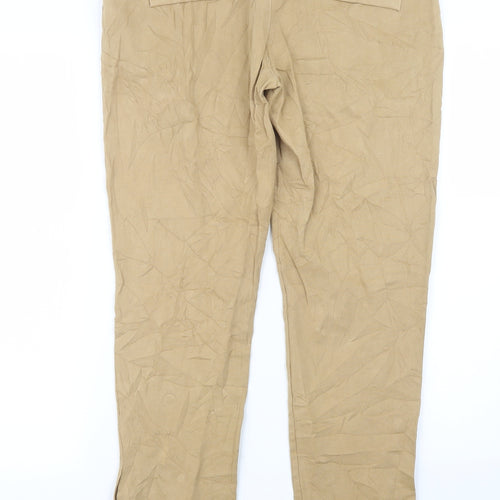 Preworn Womens Beige   Trousers  Size 33 in L28 in