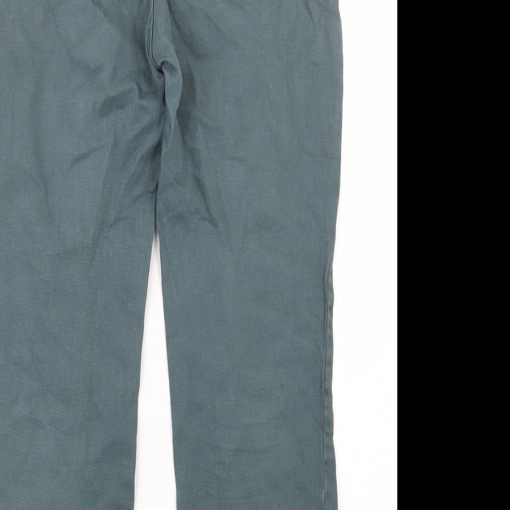 Principles Womens Green  Denim Straight Jeans Size 16 L26 in