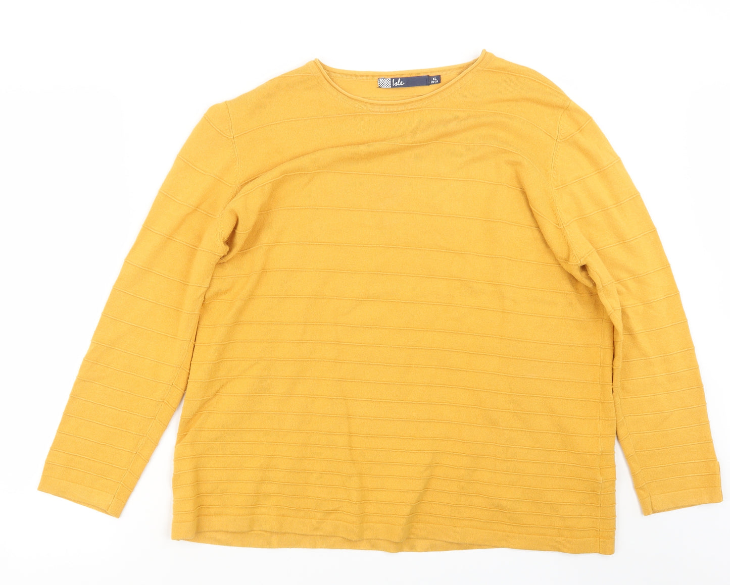 EWM Womens Yellow   Pullover Jumper Size 22