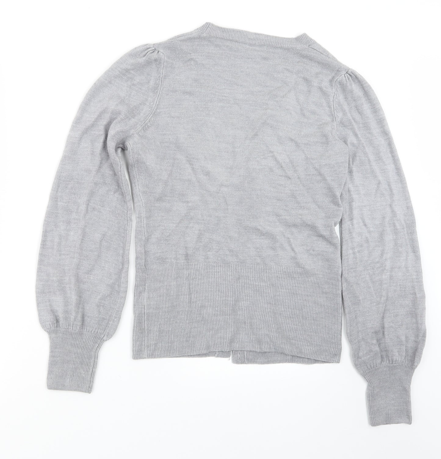 George Womens Grey  Knit Cardigan Jumper Size 10