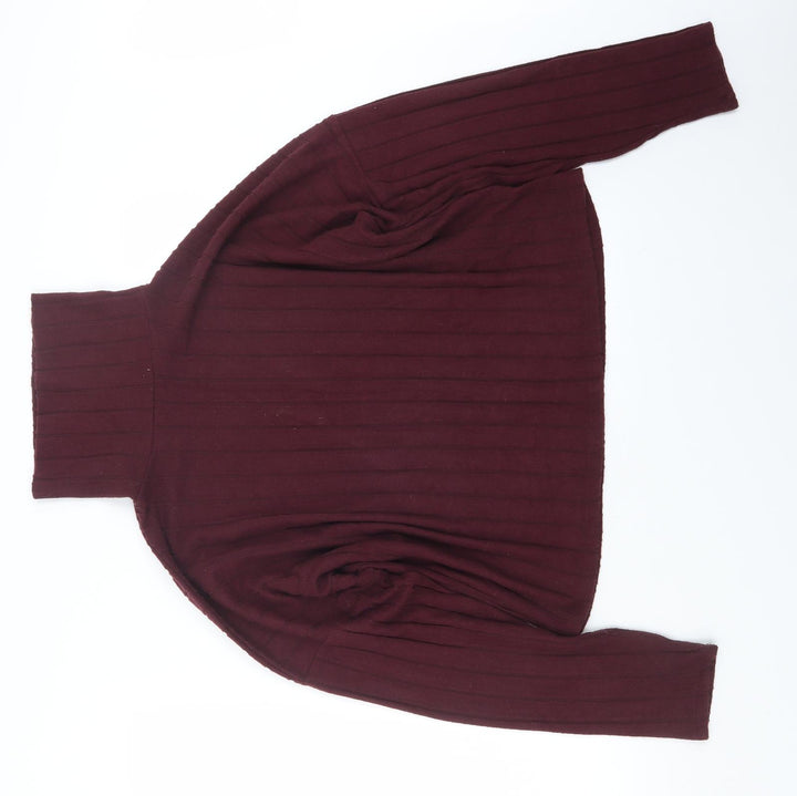 New Look Womens Red Pullover Jumper Size L