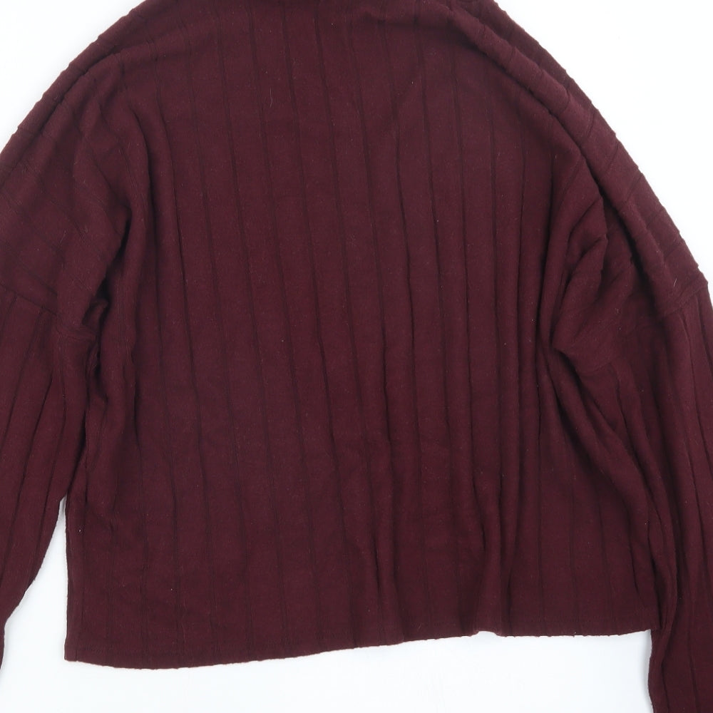 New Look Womens Red   Pullover Jumper Size L