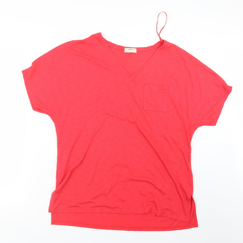Papaya Womens Pink   Basic T-Shirt Size L
