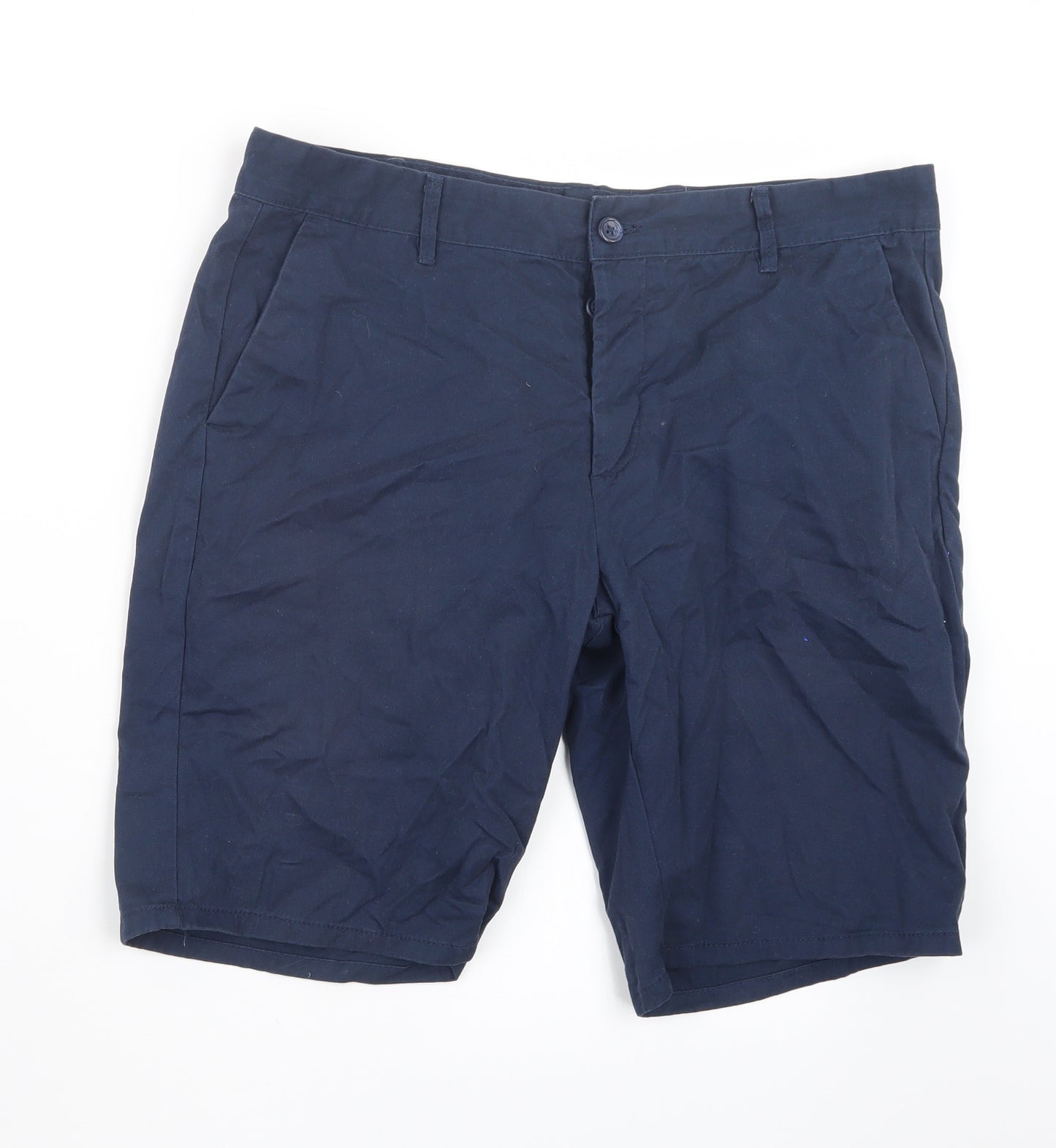 Denim Co. Mens Blue   Cargo Shorts Size 36 in