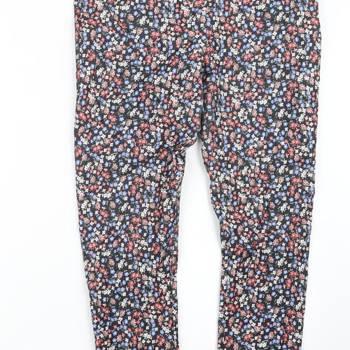 NEXT Womens Pink Floral  Trousers  Size 12 L26 in