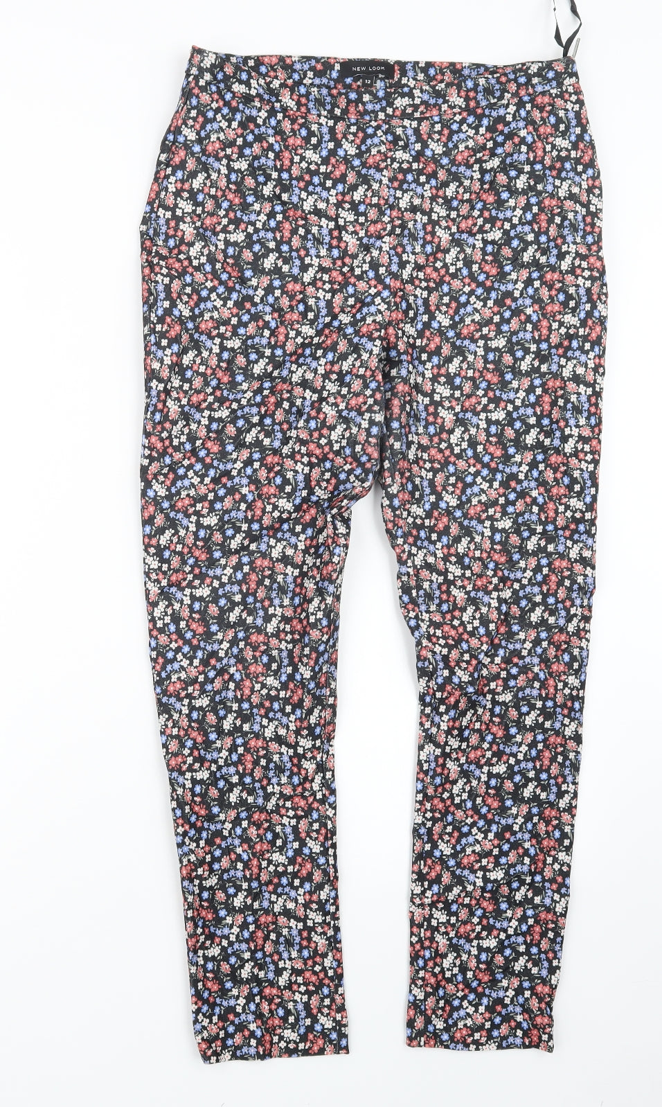 NEXT Womens Pink Floral  Trousers  Size 12 L26 in