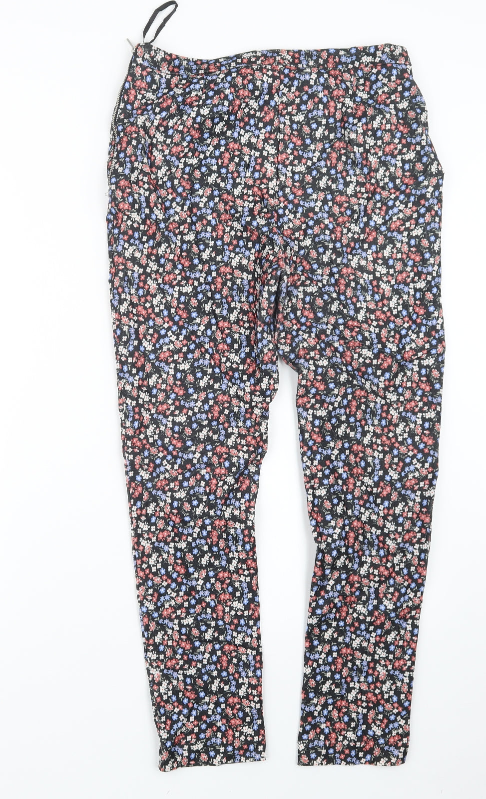 NEXT Womens Pink Floral  Trousers  Size 12 L26 in