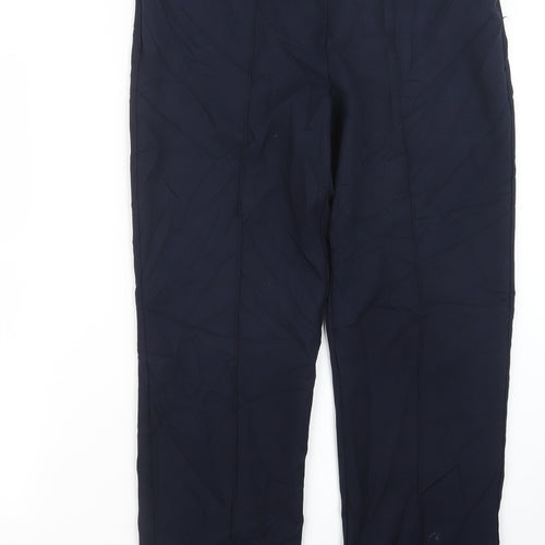 Papaya Womens Blue   Trousers  Size 10 L27.5 in