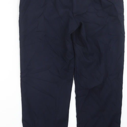 Papaya Womens Blue   Trousers  Size 10 L27.5 in