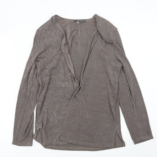 Reflections Womens Brown   Cardigan Jumper Size M