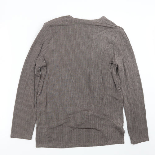 Reflections Womens Brown   Cardigan Jumper Size M