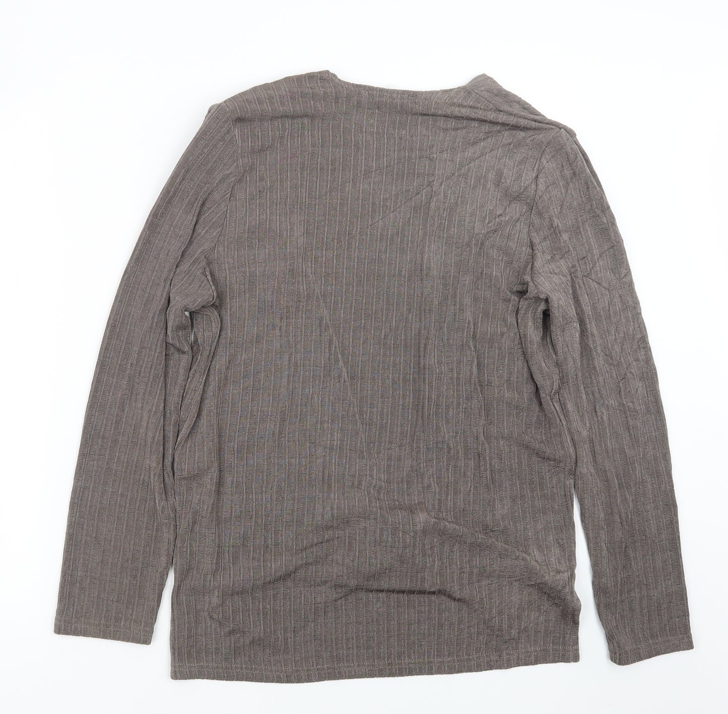 Reflections Womens Brown   Cardigan Jumper Size M