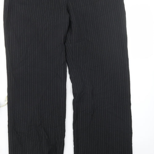 Atmosphere Womens Black Striped  Trousers  Size 12 L31.5 in