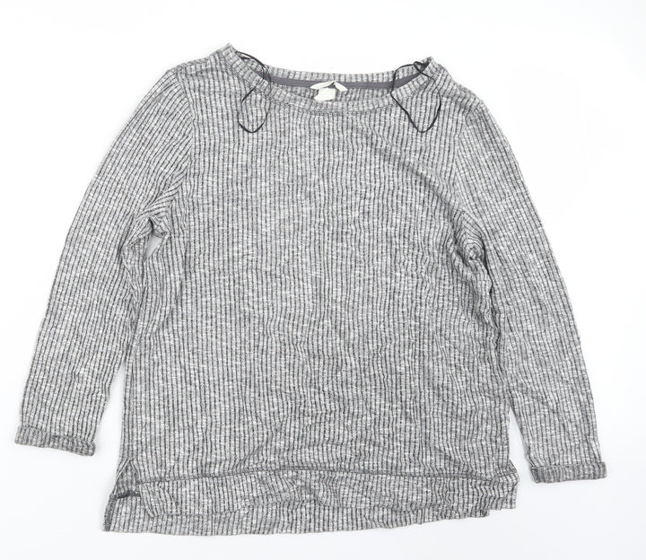 H&M Womens Grey Pullover Jumper Size M