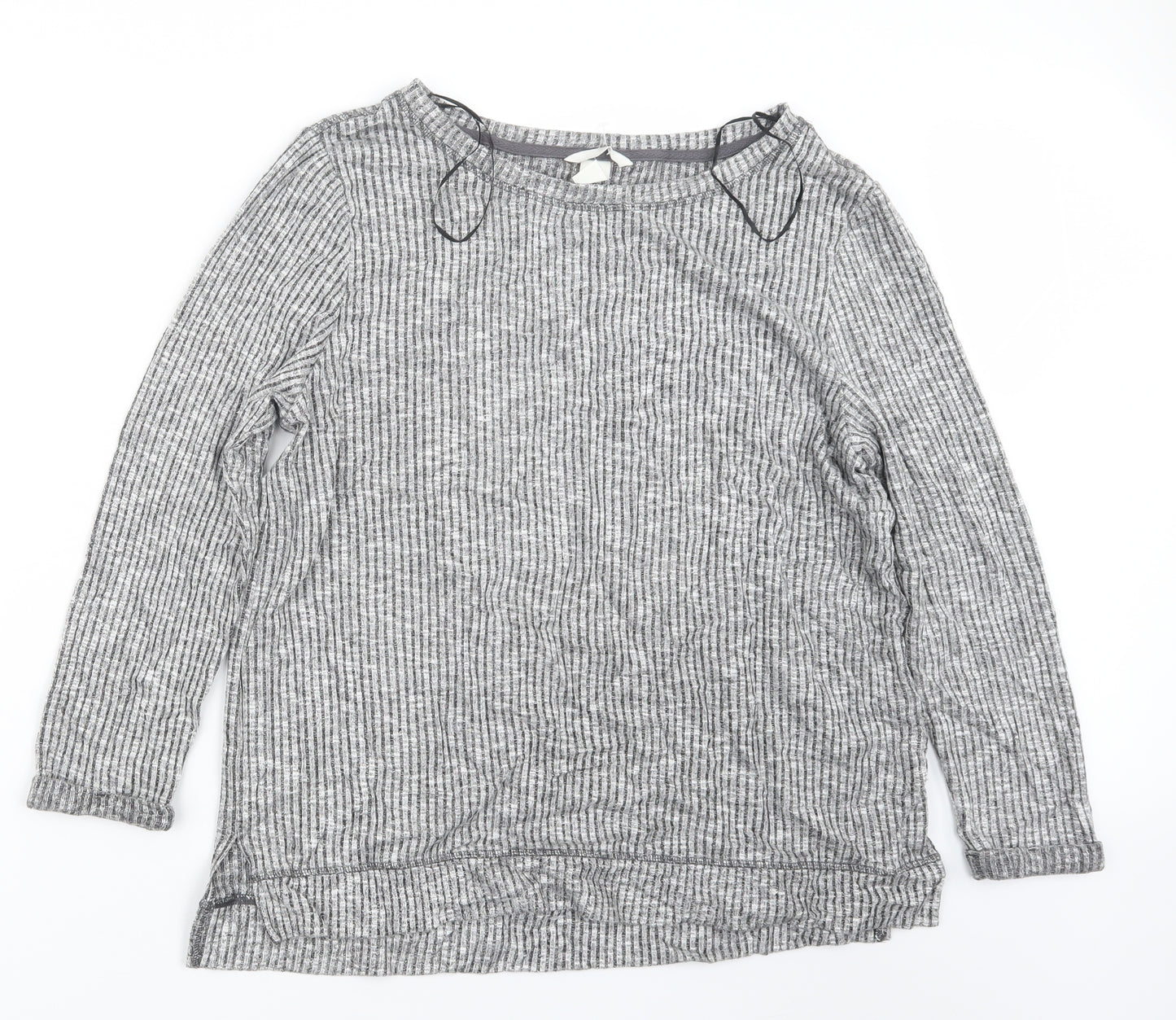 H&M Womens Grey   Pullover Jumper Size M
