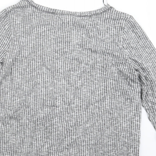 H&M Womens Grey   Pullover Jumper Size M