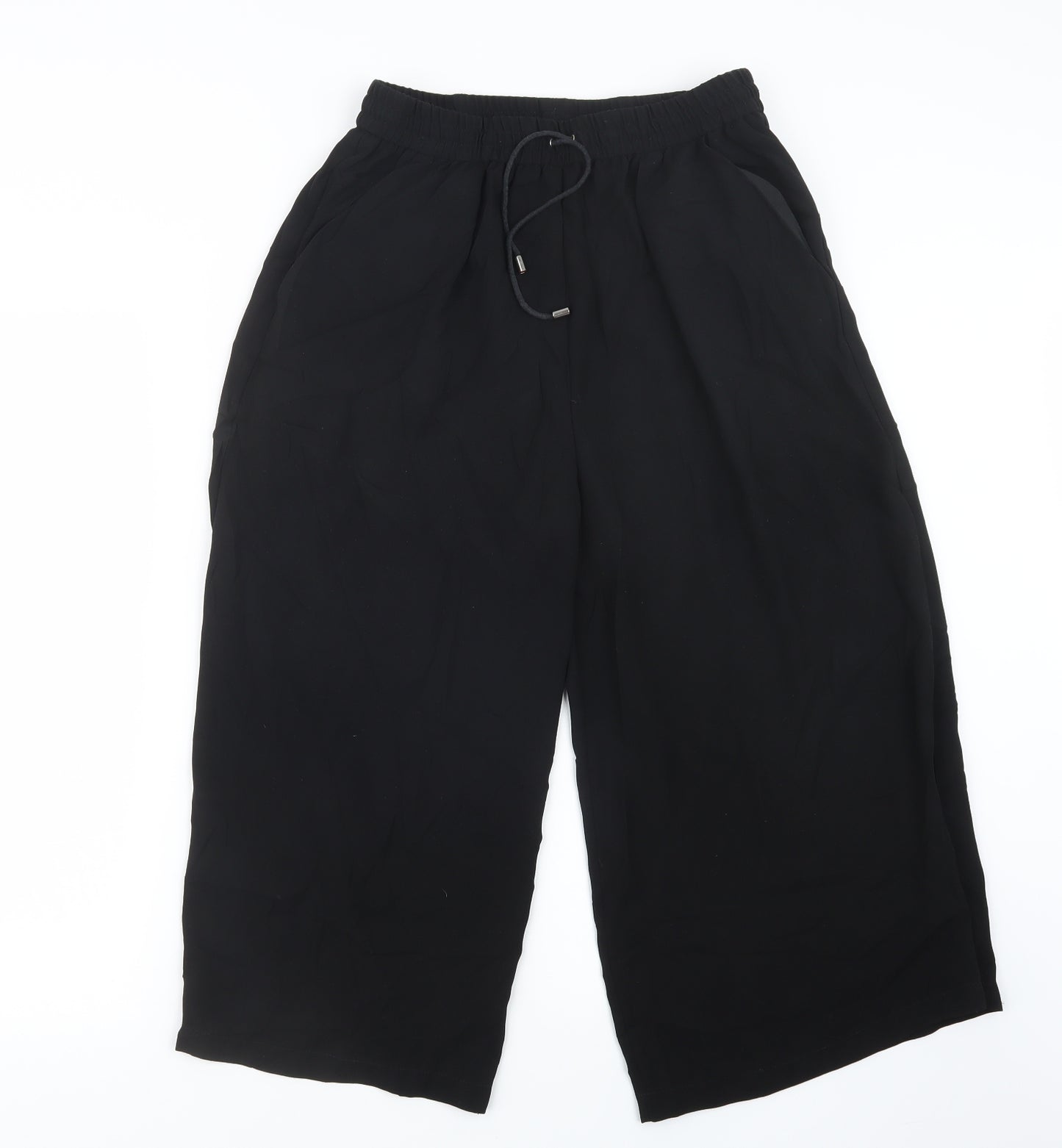 Light Before Dark Womens Black   Cropped Trousers Size M L20 in