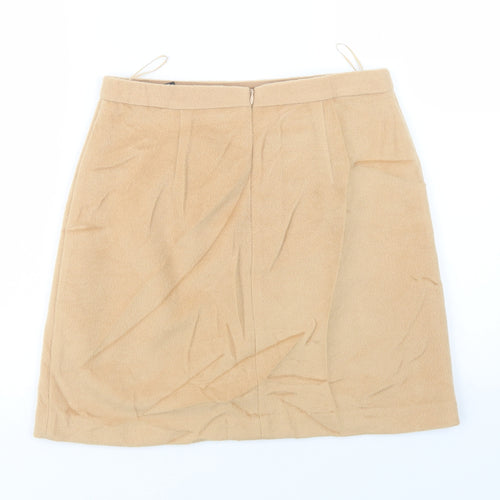 Marks and Spencer Womens Beige   Straight & Pencil Skirt Size 10