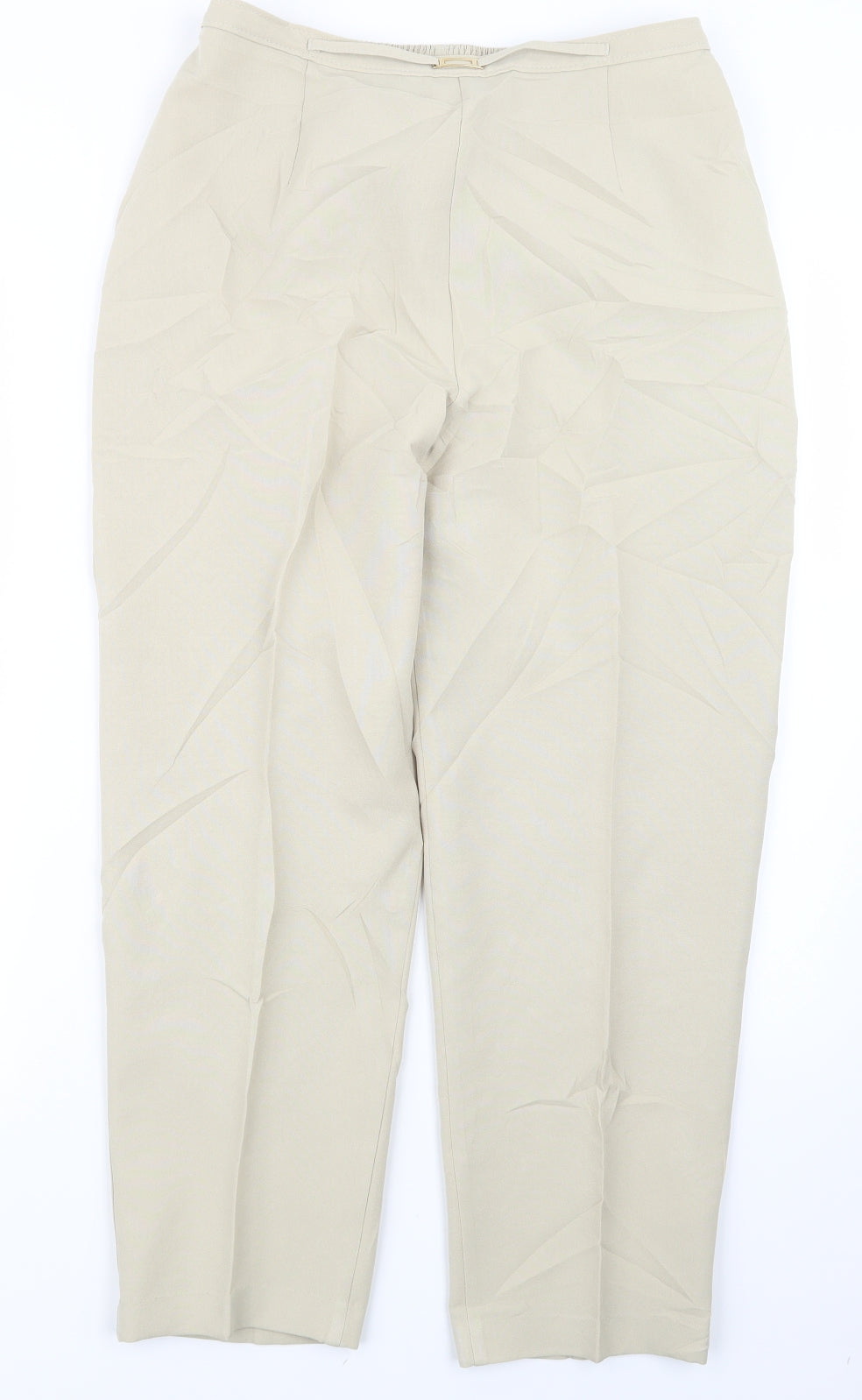 slimma Womens Ivory   Trousers  Size 14 L25.5 in