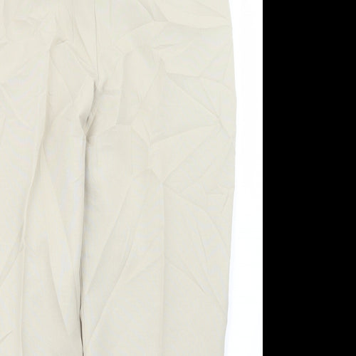 slimma Womens Ivory   Trousers  Size 14 L25.5 in