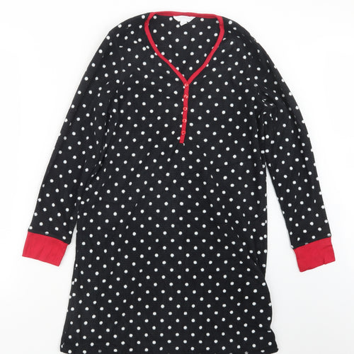 Charter Club Womens Black Polka Dot  Top One Piece Size S