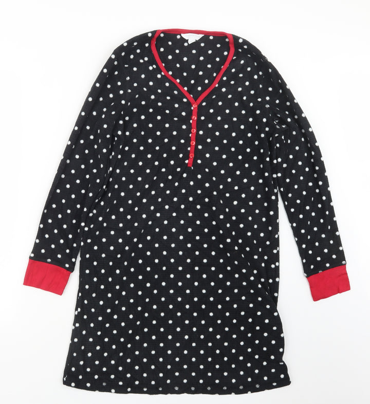 Charter Club Womens Black Polka Dot Top One Piece Size S