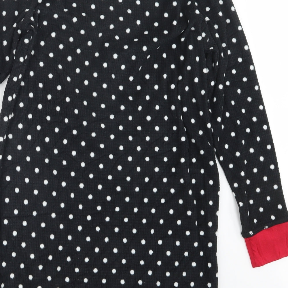 Charter Club Womens Black Polka Dot  Top One Piece Size S