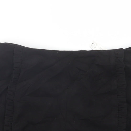 Zara Womens Black   Boyfriend Shorts Size S