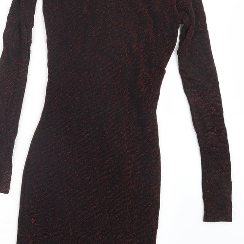 Missguided Womens Red   T-Shirt Dress  Size 4