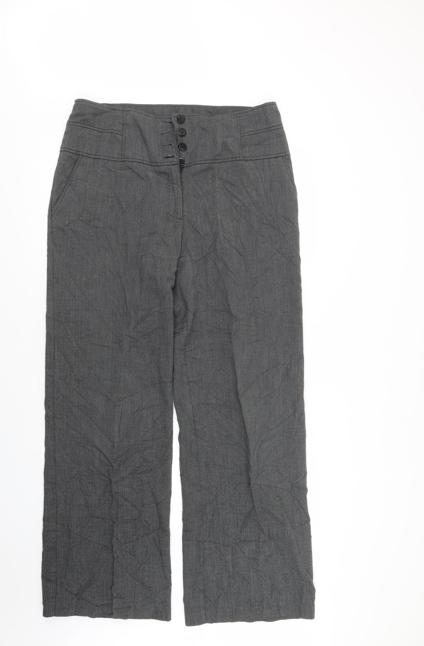 F&F Womens Grey   Trousers  Size 16 L32 in