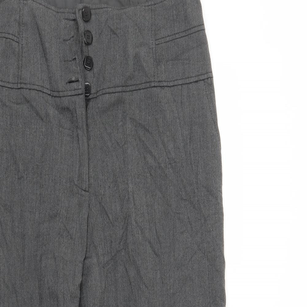 F&F Womens Grey   Trousers  Size 16 L32 in