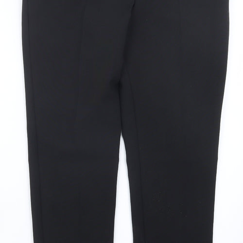 Peacocks Womens Black   Trousers  Size 8 L29 in