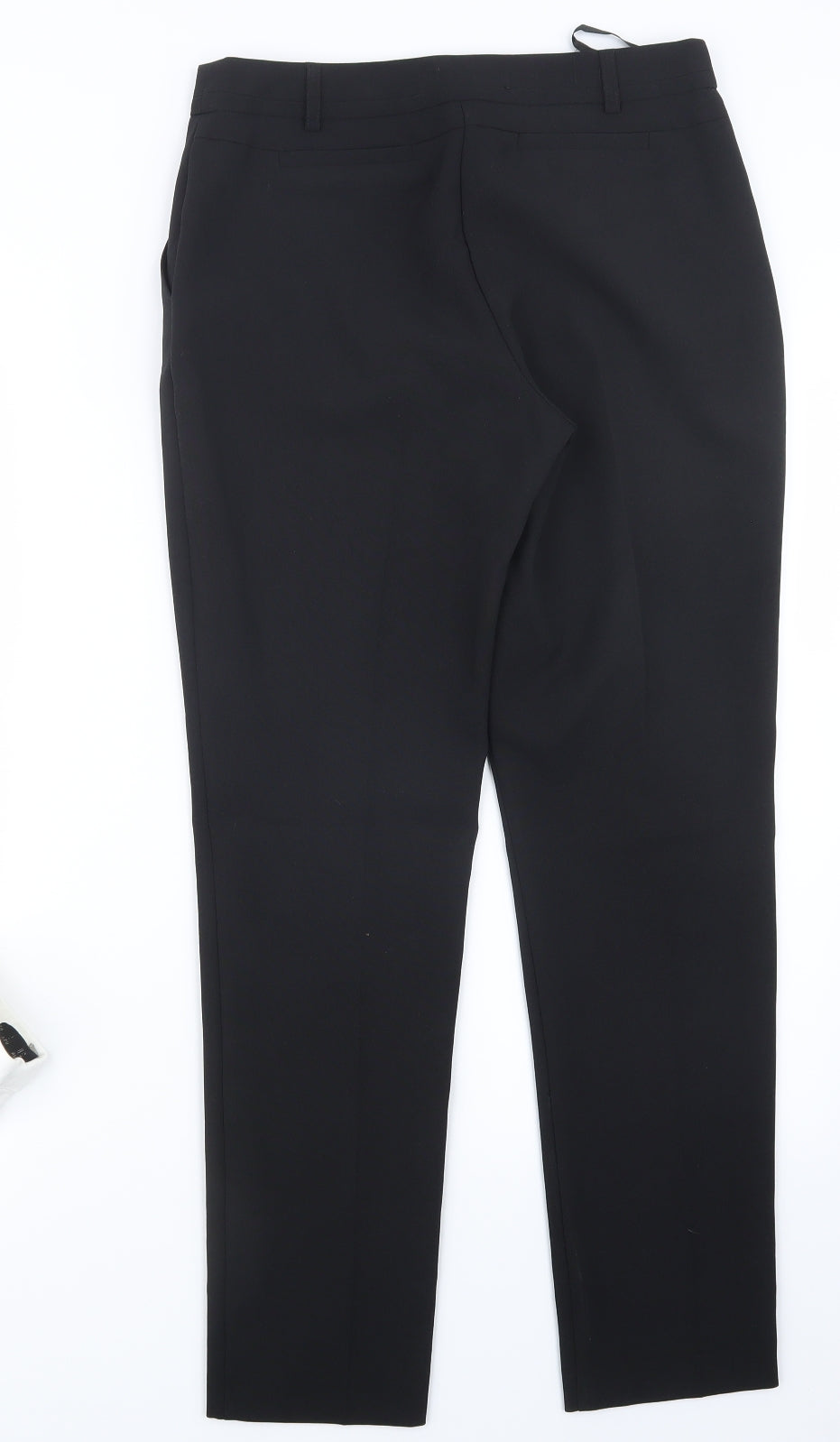 Peacocks Womens Black   Trousers  Size 8 L29 in